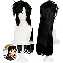 名探偵コナン　毛利蘭　コスプレ　完成ウィッグ　セット済み　ウィッグ 名探偵コナン 毛利蘭 ウィッグ かつら コスプレ衣装 : allseason